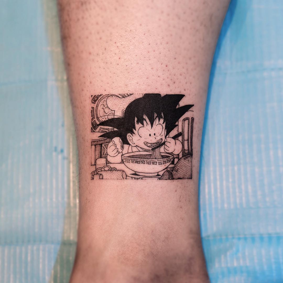 Dragon Ball tattoo Young goku